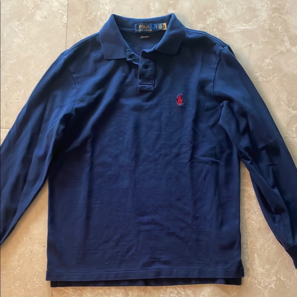 Polo Ralph Lauren Navy Long Sleeve Shirt